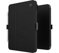 Speck StyleFolio - Funda para iPad A16 2025 de 11ª/10ª generación 2022 de 10.9 pulgadas, funda delgada con soporte, resistente a los arañazos con soporte para lápices, negro/blanco