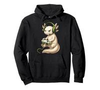 Speckled Dalmatian Axolotl Gamer Videojuegos Niños Niñas Niños Sudadera con Capucha