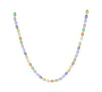 Speckled Egg Spring Garland - Easter Ornaments, Decorative Seasonal Mantel Decor, Festive Hanging Bunting, Colorful Party Accent | For Home Workplaces Apartment Bedroom Classroom Fireplace