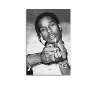 SPECLLY ASAP Rocky - Póster vintage estético en lienzo para sala de estar, 40 x 60 cm, estilo sin marco