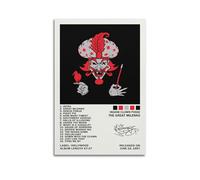 SPECLLY Póster de The Great Milenko-Insane Clown Posse - Lienzo estético vintage para sala de estar, 60 x 90 cm, estilo sin marco