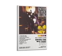 SPECLLY Wu-tang Clan-enter The Wy-Tang, póster de lienzo estético vintage para sala de estar, 50 x 75 cm, estilo marco