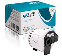 specmark 1 rollo de etiquetas continuas compatibles con Brother DK-22205, 62 mm x 30,48 m, para todas las impresoras de etiquetas QL: QL-570, QL-700 y QL-800