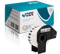 specmark 1 rollo de etiquetas continuas compatibles con Brother DK-22211 29 mm x 15,24 m etiquetas para todas las impresoras de etiquetas QL: QL-570 QL-700 QL-800