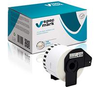 specmark 1 rollo de etiquetas continuas compatibles con Brother DK-44205, 62 mm x 30,48 m, para todas las impresoras de etiquetas QL: QL-570, QL-700 y QL-800