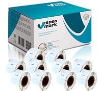 specmark 10 Rollos de etiquetas compatibles con DYMO 99010 28mm x 89mm S0722370 130 Pieza compatible con todas las impresoras de etiquetas Label-Writer 450 4XL Seiko-SLP