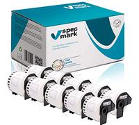 specmark 10 rollos de etiquetas continuas compatibles con Brother DK-22205, 62 mm x 30,48 m, para todas las impresoras de etiquetas QL: QL-570 QL-700 QL-800