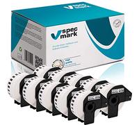specmark 10 rollos de etiquetas continuas compatibles con Brother DK-22210, 29 mm x 30,48 m, para todas las impresoras de etiquetas QL: QL-570 QL-700 QL-800