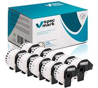 specmark 10 rollos de etiquetas continuas compatibles con Brother DK-22225, 38 mm x 30,48 m, para todas las impresoras de etiquetas QL: QL-570, QL-700 y QL-800