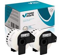 specmark 2 rollos de etiquetas continuas compatibles con Brother DK-22223, 50 mm x 30,48 m, para todas las impresoras de etiquetas QL: QL-570, QL-700 y QL-800