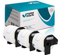specmark 3 rollos de etiquetas individuales compatibles con Brother DK-11202, 62 mm x 100 mm, 300 unidades para todas las impresoras de etiquetas QL: QL-570 QL-700 QL-800