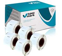 specmark 5 Rollos de etiquetas compatibles con DYMO 99010 28mm x 89mm S0722370 130 Pieza compatible con todas las impresoras de etiquetas Label-Writer 450 4XL Seiko-SLP