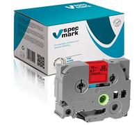 specmark Cinta de etiquetas TZe-441 18mm x 8m Cinta negra sobre rojo compatible con la impresora Brother PT P-touch AZe-441 EZe-441 TZ-441 TZ2-441