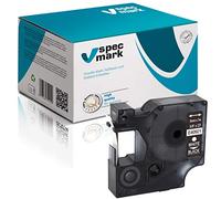 specmark Compatible para DYMO D1 40921 cinta de escritura 9 mm x 7 m blanco sobre negro compatible con DYMO D1 para impresora LM Label-Point LW Label-Writer DUO