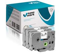 Specmark Juego De Cintas TZe-221 De 9 mm x 8 Mx 3 Piezas Cinta Negra Sobre Blanco Compatible Con Todas Las Impresoras Brother PT P-Touch AZe-221 EZe-221 TZ-221 TZ2-221