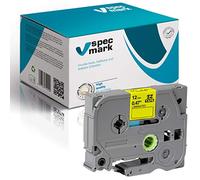 Specmark Ribbon TZe-631 12mm x 8m Cinta Negra Sobre Amarillo Compatible Con Todas Las Impresoras Brother PT P-Touch AZe-631 EZe-631 TZ-631 TZ2-631