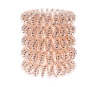 Specora - Classic | Spiral Haargummi - 5er Pack - Nude Perls - 4 cm - Antideslizante & Haarschonend - Sin tirones - Goma de TPU para todo tipo de cabello