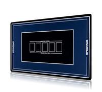 SPECTACE Tapete Poker 100 × 60 cm + Funda de Protección | Versión Premium - Tapete Cartas Profesional para Poker Set | Mesa Poker Estilo Casino