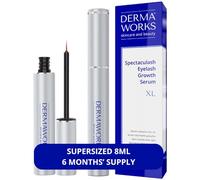 SPECTACULASH SERUM PESTAÑAS Crecimiento XL 8ml- Crece Pestañas Más Largas, Fuertes y Densas - UK Lash Serum Fórmula Avanzada y Poderosa con Péptidos - Crecimiento Fuerte y Natural - DERMAWORKS