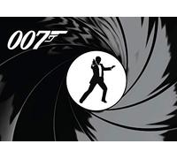 Spectre #3 - Póster A4 sin marco, película de espías de James Bond, logotipo de estrella de cine en blanco y negro, famoso actor de Daniel Craig 007, imagen para dormitorio, decoración de pared