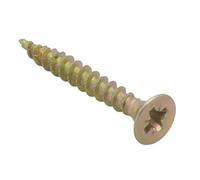 Spectre Advanced - Tornillos para madera multiusos, 4,0 x 30 mm, color amarillo zinc pasivado, caja 200