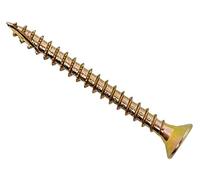 Spectre Advanced - Tornillos para madera multiusos, 4,0 x 45 mm, amarillo cincado pasivado, caja 200