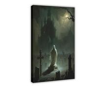 Spectre of The Graveyard - Póster en lienzo para decoración de pared, pinturas para sala de estar, dormitorio, 20 x 30 cm