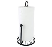 Spectrum Diversified Contempo Countertop Collection Soporte para Toallas de Papel, 7.5 Pulgadas de Largo x 7 Pulgadas de Ancho x 14.25 Pulgadas de Alto, Negro