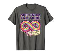 Spectrum FAM Tribe Grandma Knows Sup Autism Awareness Familia Camiseta
