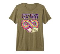 Spectrum FAM Tribe Grandma Knows Sup Autism Awareness Familia Camiseta Premium