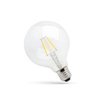 Spectrum LED COG Premium Clear E27 8W filamento globo bola 950 lúmenes (480W equivalente) luz blanca cálida gran ángulo de haz (300 grados) no regulable