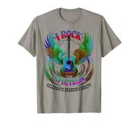 Spectrum Neurodiversity I ROCK THE SPECTRUM Conciencia sobre el autismo Camiseta