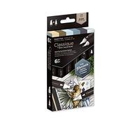 Spectrum Noir Classique Mezclar el Alcohol Marcadores Rotuladores Duales Plumas Para Plumillas Establecen Sombra y Tono Paquete de 6 - Shade & Tone