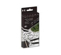 Spectrum Noir Noir Artliner Negro 6 Pieza-Black, 14.5 x 7.5 x 1.8 cm, 6