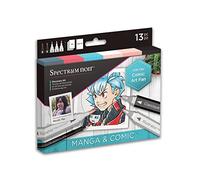Spectrum Noir SPECN-DISC-COM rotuladores para manga, Magna y cómic, Juego de 13 piezas
