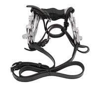 Spéculum de mordaza de boca dental de caballo, operación simple práctica angular ajustable de especulum de mordaza de caballo de acero inoxidable para el hospital veterinario