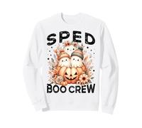 SPED Boo Crew Maestro Educación Especial Otoño Halloween Fantasma Sudadera
