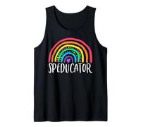 SPED Maestro speducator corazón speducator Arco Iris Camiseta sin Mangas