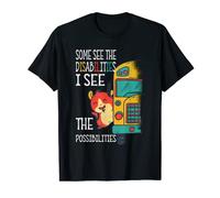 SPED Teacher Algunos ven las discapacidades Camiseta
