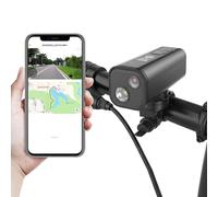 Spedal Cámara Deportiva, 4K/30 fps Cámara acción Bicicleta de 132° Gran Angular con Luz, Estabilización, GPS Tracking, Cronómetro, batería Duradera de 3300 mAh e IP65 Impermeable (Grey)