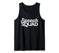 Speech Squad Patólogos del Lenguaje Terapeutas SLP Meme Camiseta sin Mangas