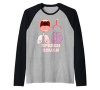 Speech Squad - SLP Speech Therapy Tee Camiseta Manga Raglan