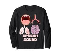 Speech Squad - SLP Speech Therapy Tee Manga Larga