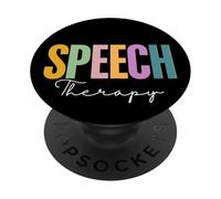 Speech Squad - SLP Speech Therapy Tee PopSockets PopGrip Adhesivo