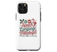 Speech Therapy Christmas Speech Therapist Carcasa para iPhone 11 Pro