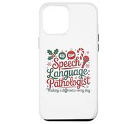 Speech Therapy Christmas Speech Therapist Carcasa para iPhone 12 Pro MAX