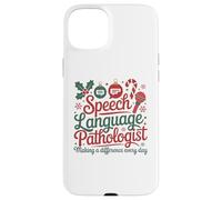 Speech Therapy Christmas Speech Therapist Carcasa para iPhone 15 Plus