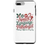 Speech Therapy Christmas Speech Therapist Carcasa para iPhone 7 Plus/8 Plus