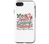 Speech Therapy Christmas Speech Therapist Carcasa para iPhone SE (2020) / 7/8