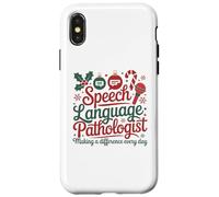 Speech Therapy Christmas Speech Therapist Carcasa para iPhone X/XS
